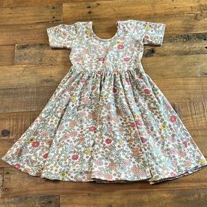 Alice + Ames Floral Short Sleeve Ballet Dress